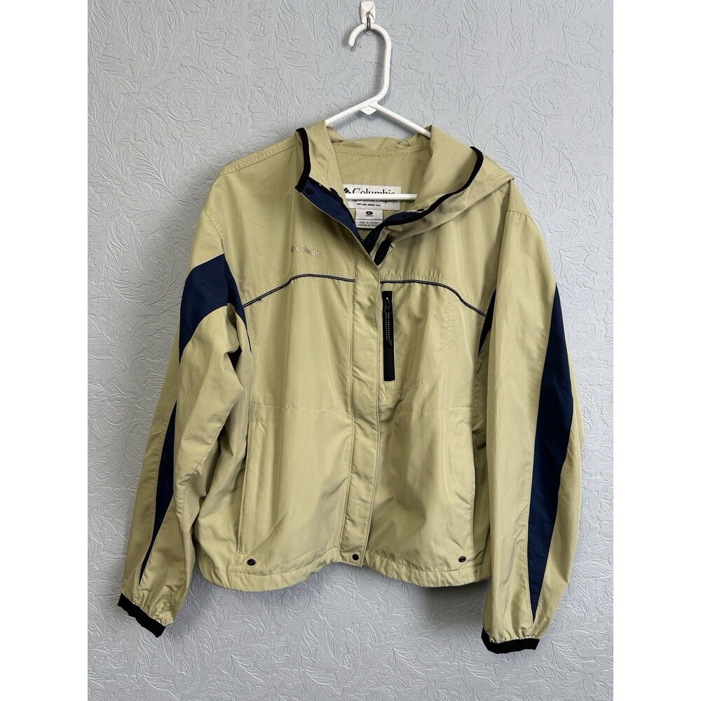 Columbia Womens Size XL Rain Jacket With Hood H22